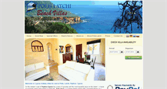 Desktop Screenshot of latchivillas.com